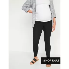 (Minor Fault) Maternity Black Full Panel Jeans