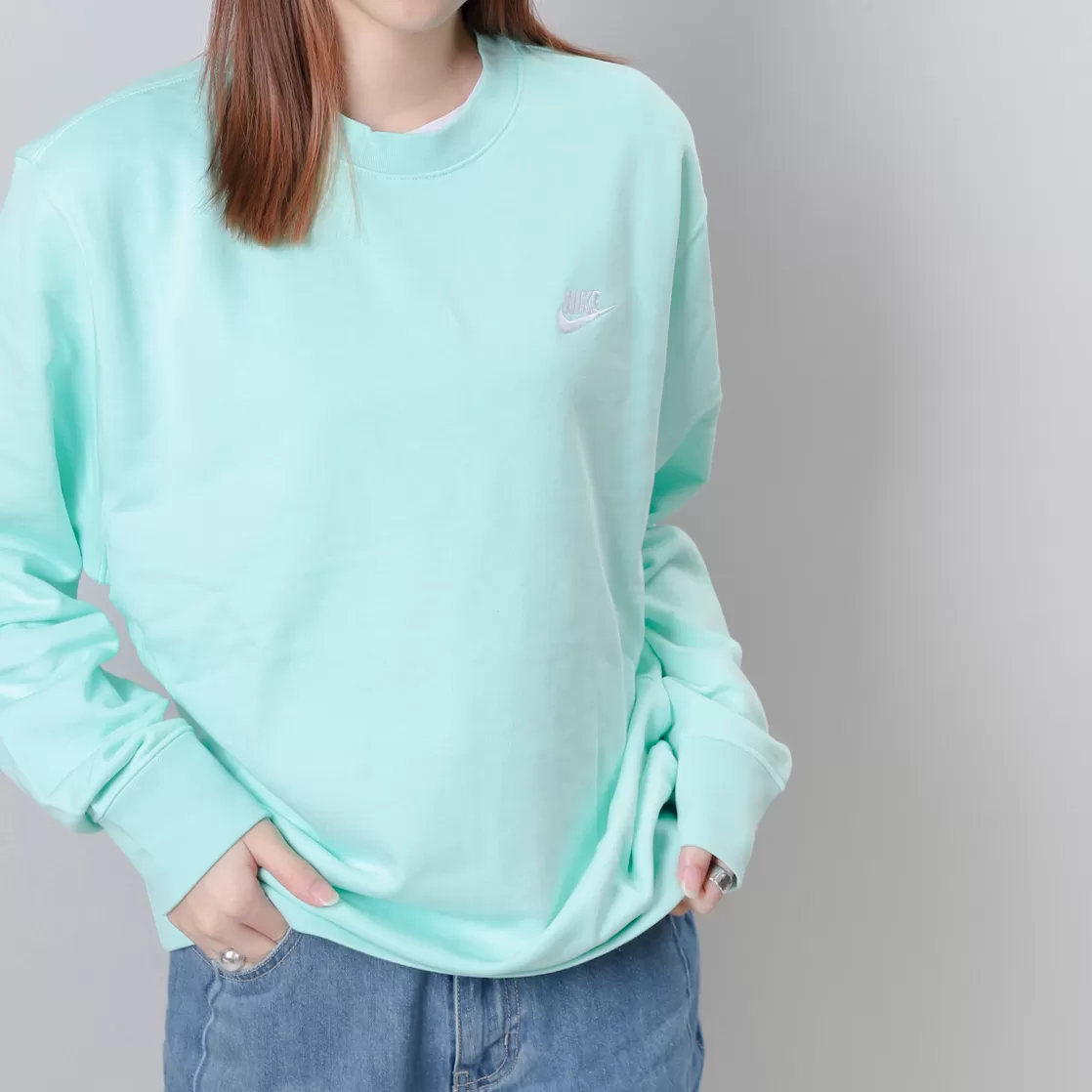 Nike NSW Club French Terry Crew Sweatshirt [BV2667]