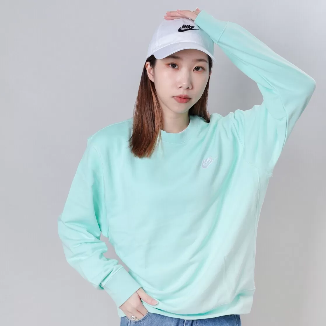 Nike NSW Club French Terry Crew Sweatshirt [BV2667]