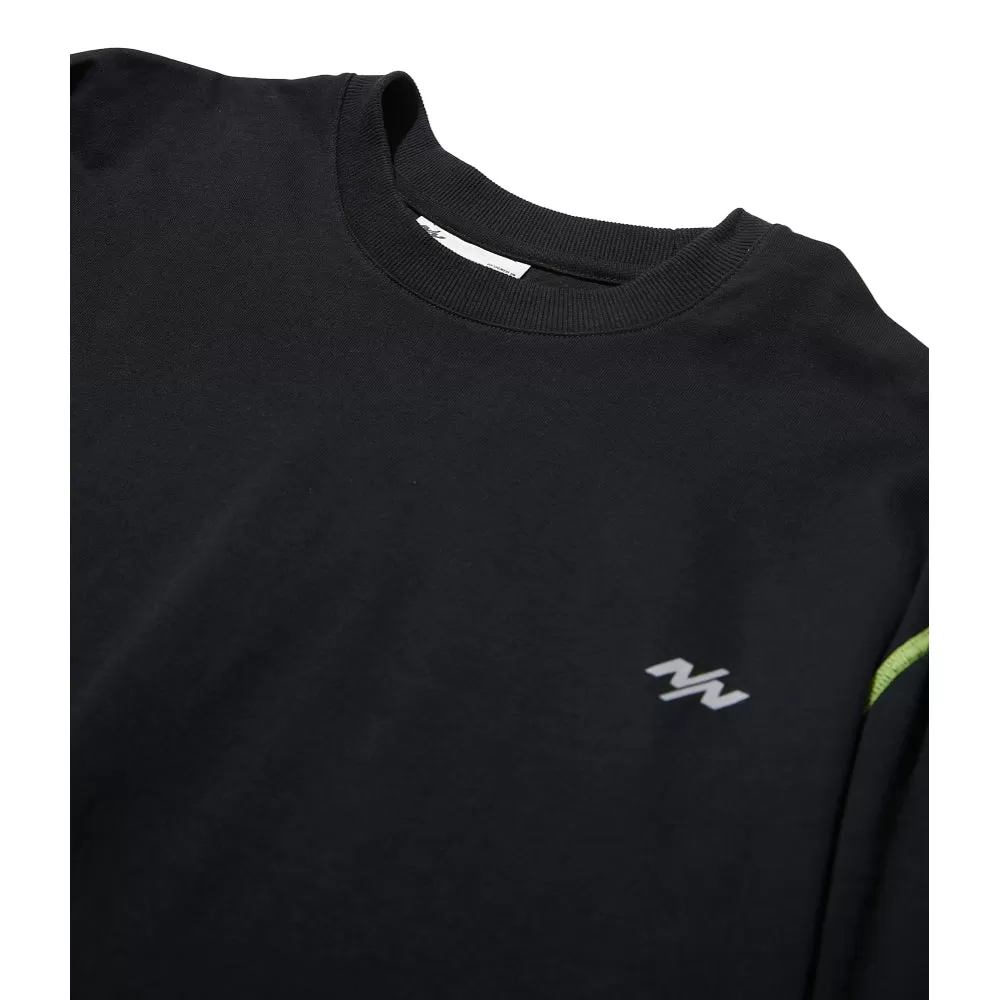 NINE POINT NINE ALL TERRAIN LONG SLEEVE TEE-BLACK