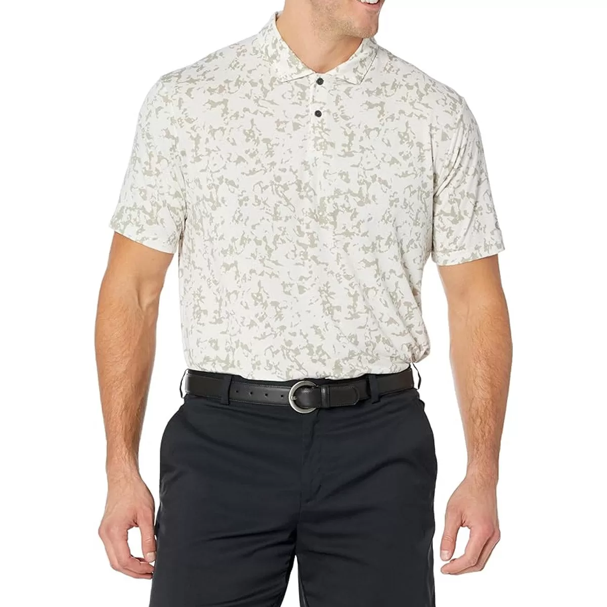 Oakley Men's Sand Camo Panel Polo