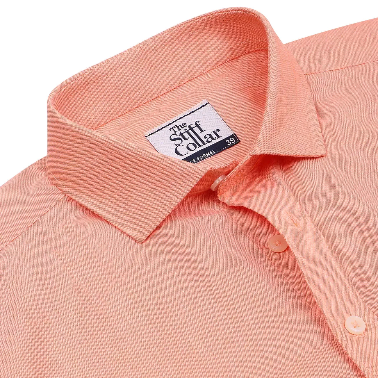 Orange Oxford Chambray Executive Shirt