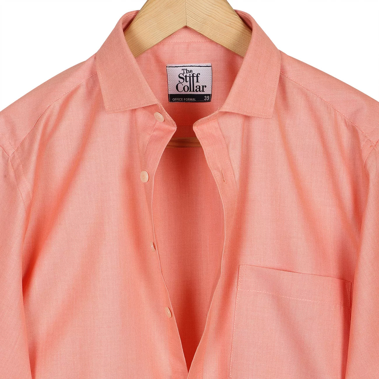 Orange Oxford Chambray Executive Shirt