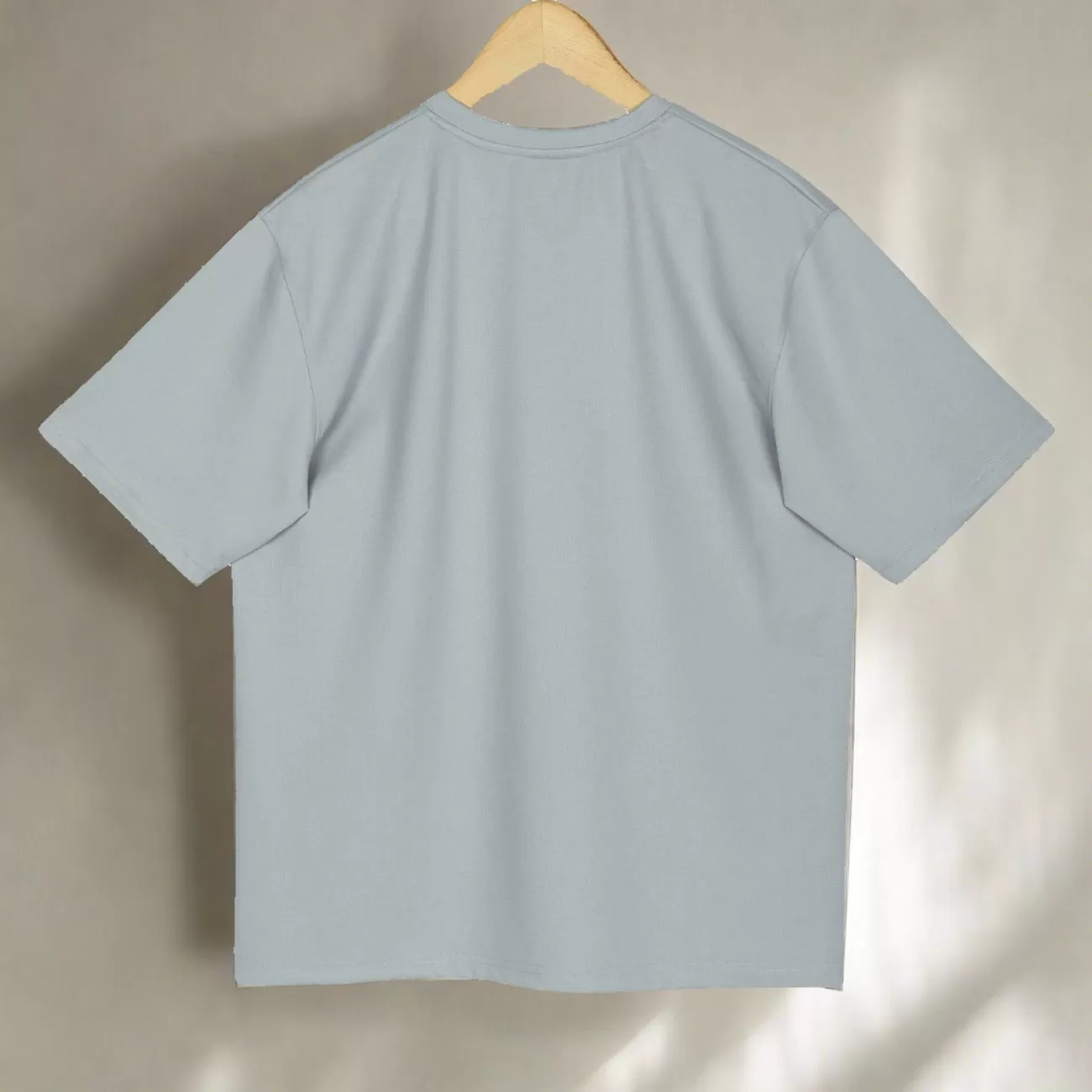 Pack of 2 Premium V Neck T-shirt (Cadet Blue & Glacier Gray)