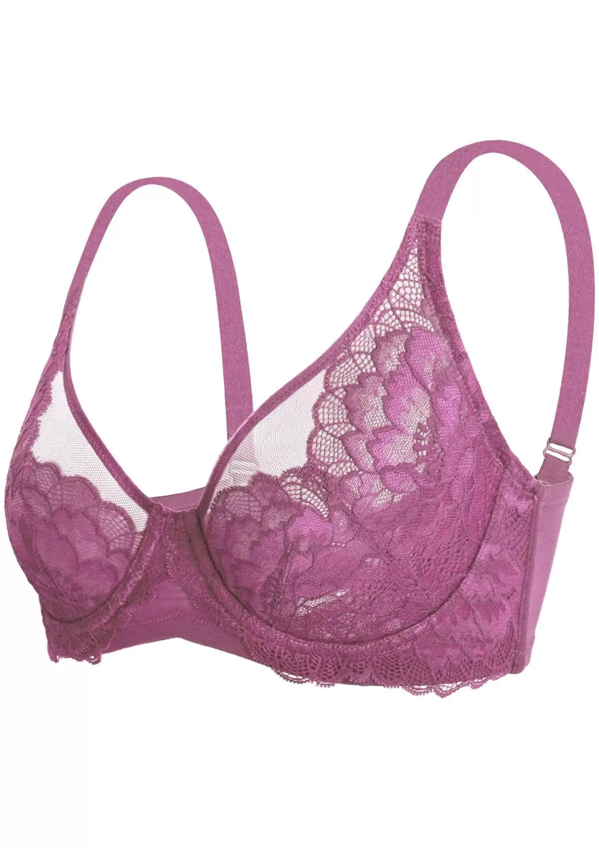 Paeonia Lace Underwire Bra Bundle