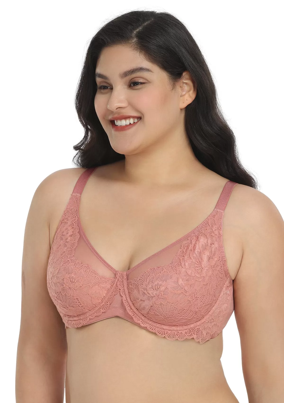 Paeonia Lace Underwire Bra Bundle