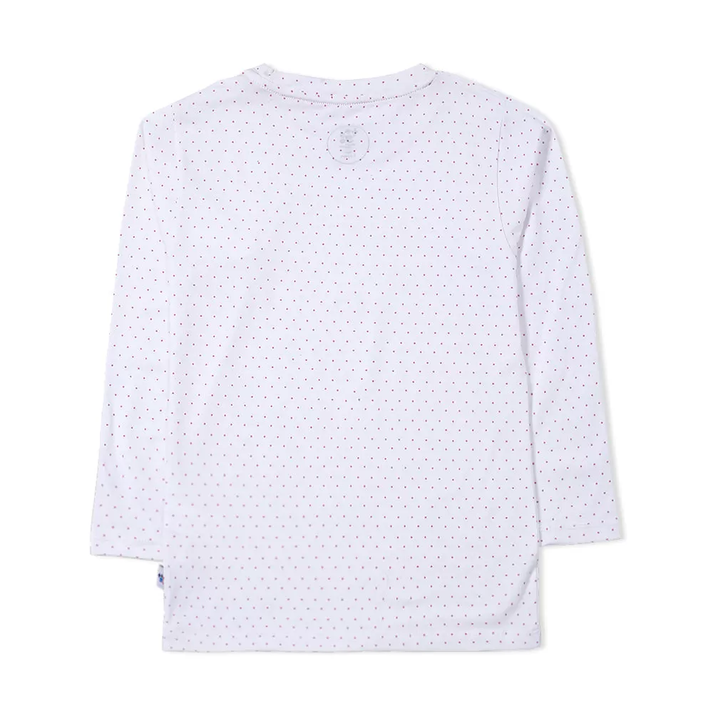 Pink Dots Basic T-Shirt