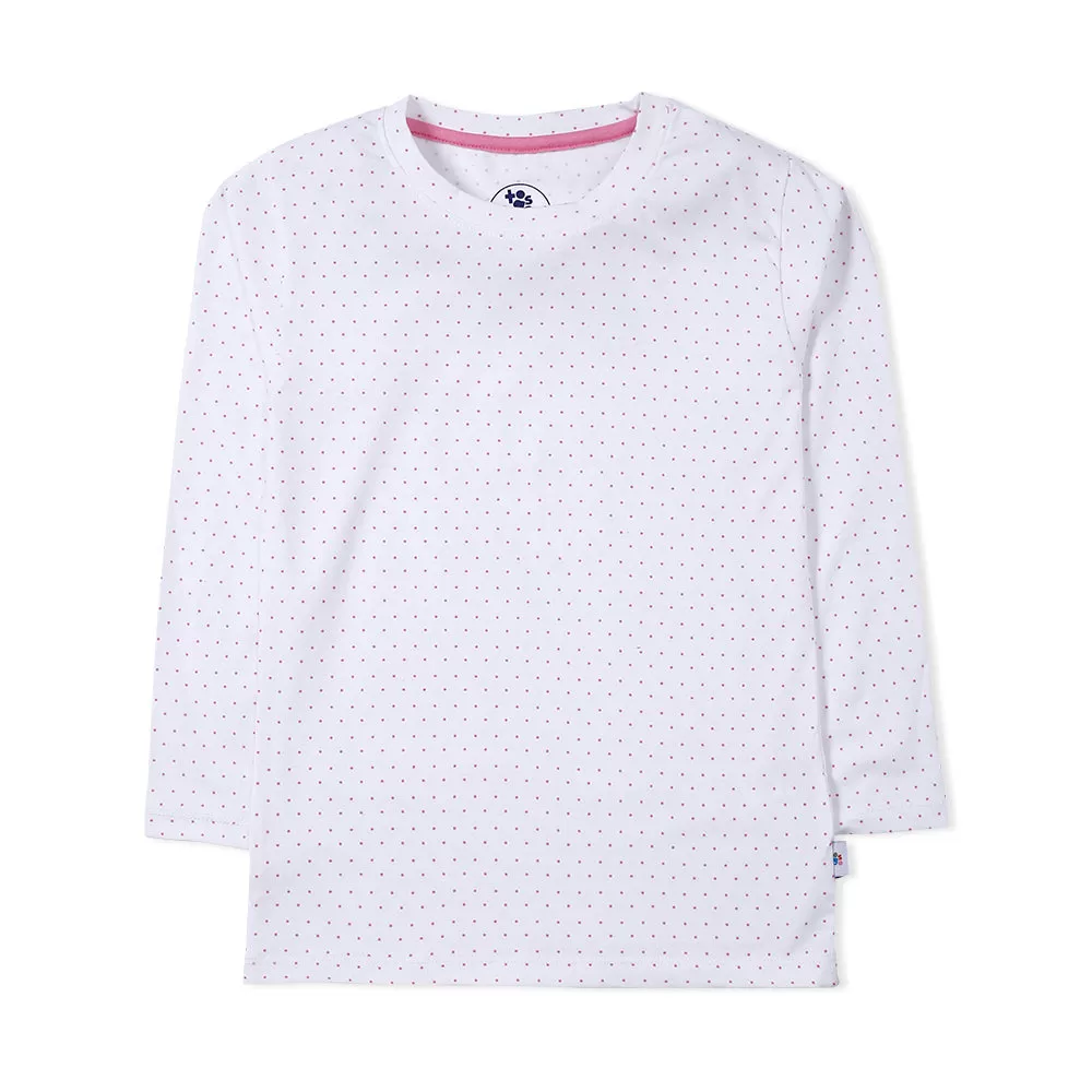 Pink Dots Basic T-Shirt