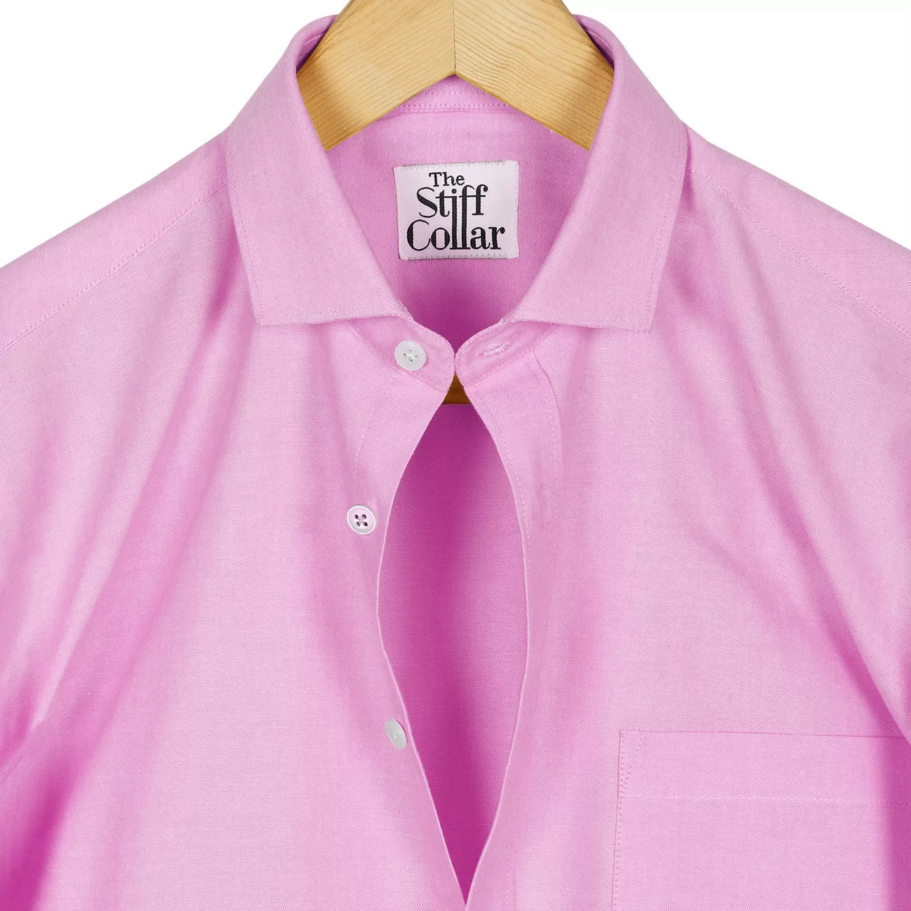 Pink Oxford Half Sleeves Cotton Shirt