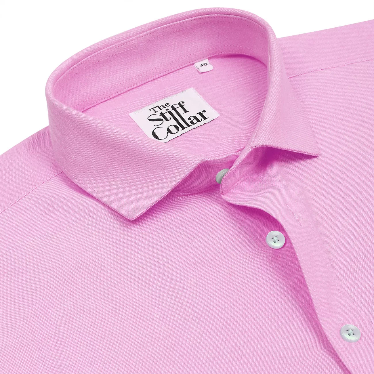 Pink Oxford Half Sleeves Cotton Shirt