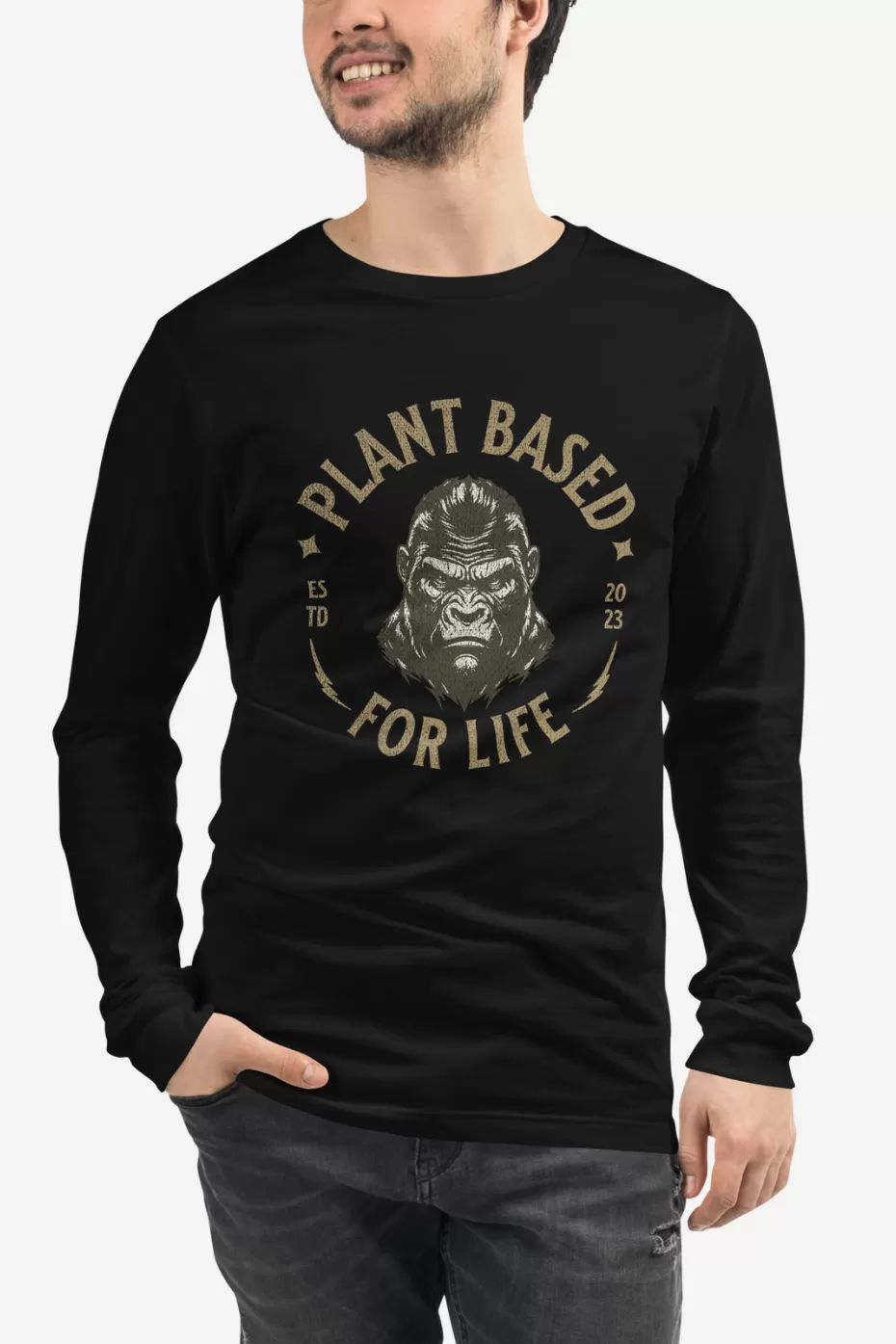 Plant Based For Life Unisex Long Sleeve Tee