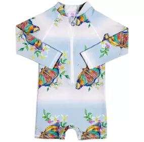 PREORDER Wildflower Butterfly Unisex Long Sleeve Zip Swimmers (Ships w/c 16th Sept)