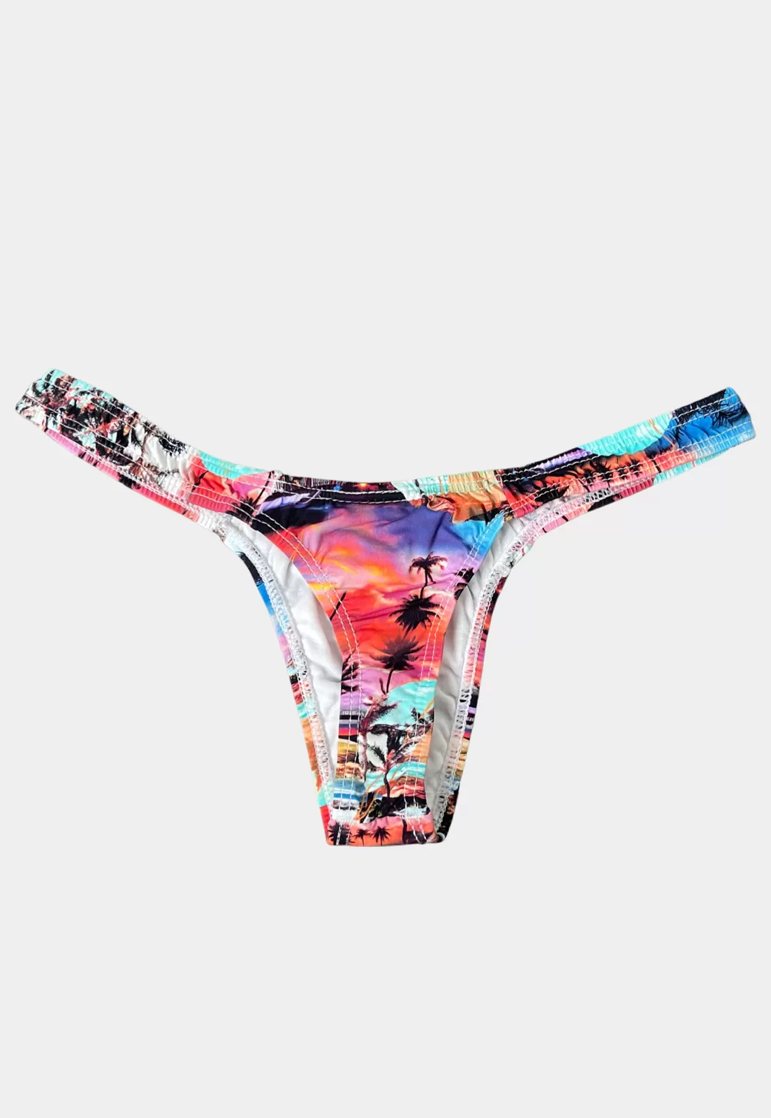 Printed Thong Bikini