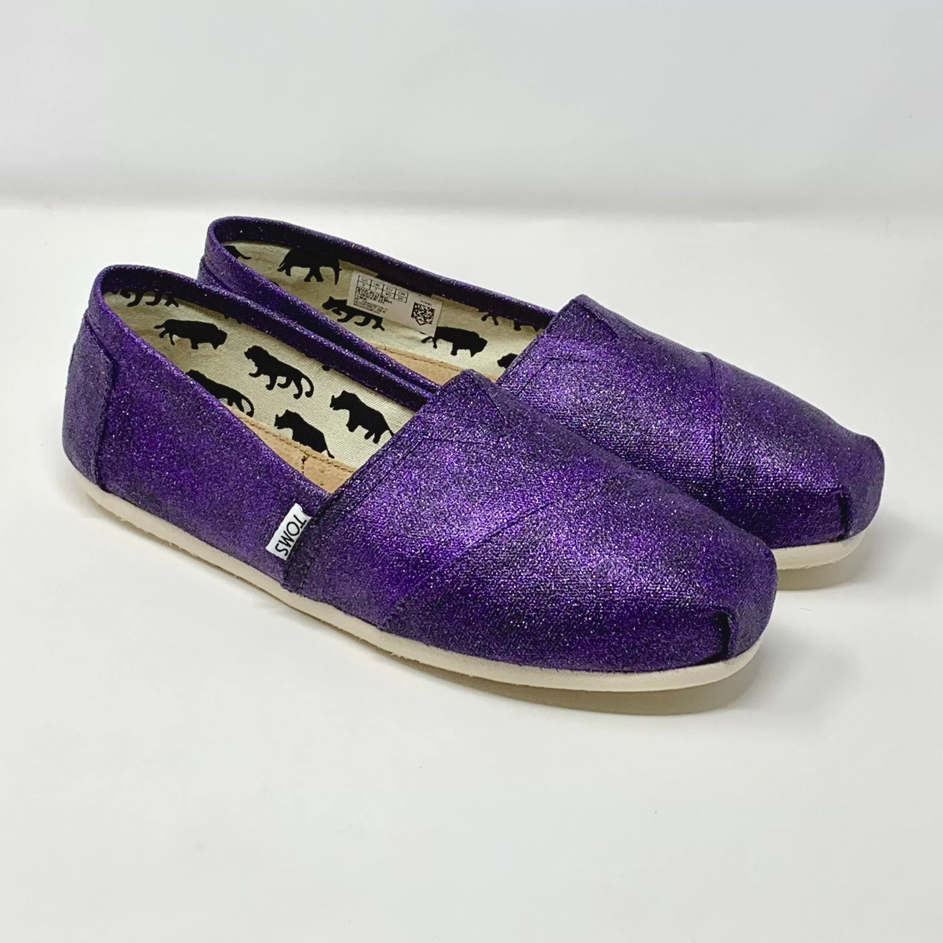 Purple Glitter Shoes