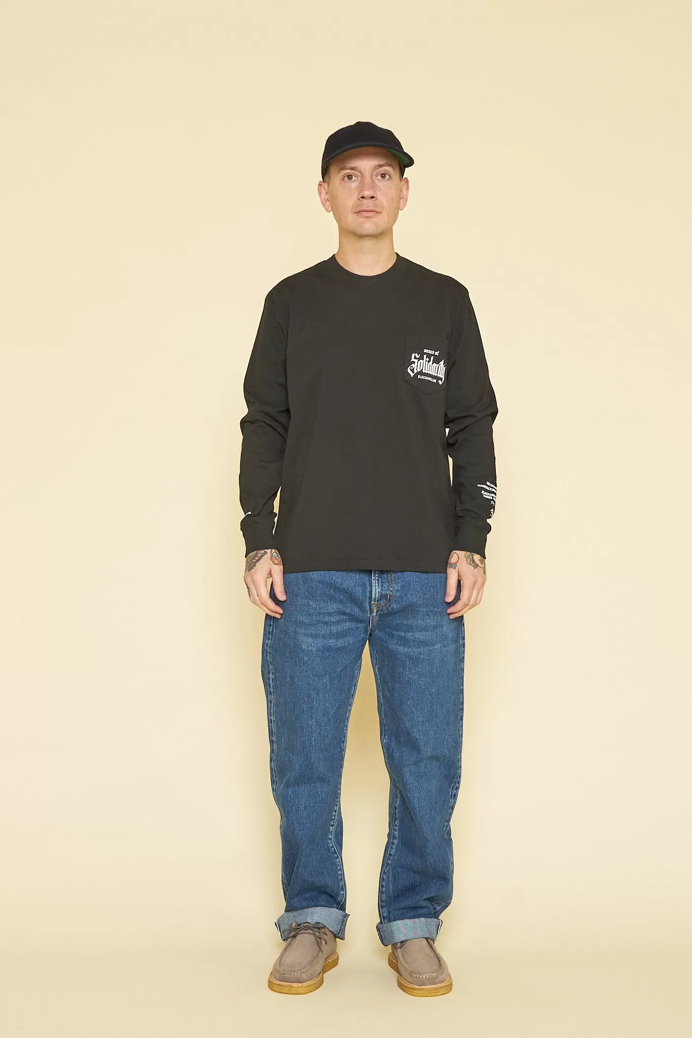 Rats Solidarity Pocket Long Sleeve - Black