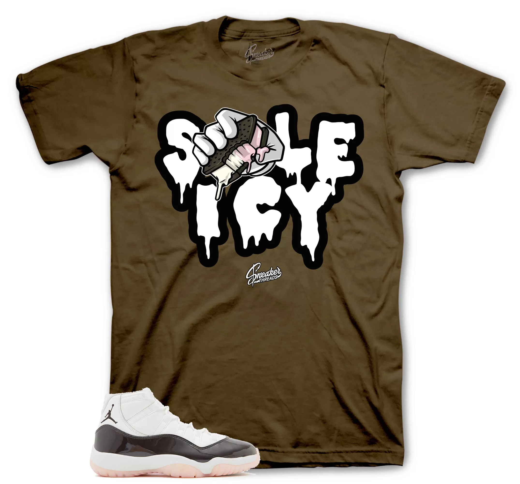 Retro 11 Neapolitan Shirt - Sole icy