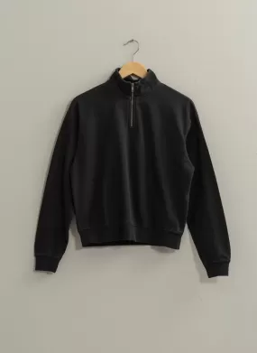 Sammi Scuba Black Quarter Zip