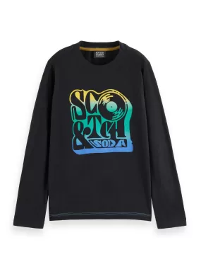 Scotch & Soda Boys Black T-Shirt_173642-0005