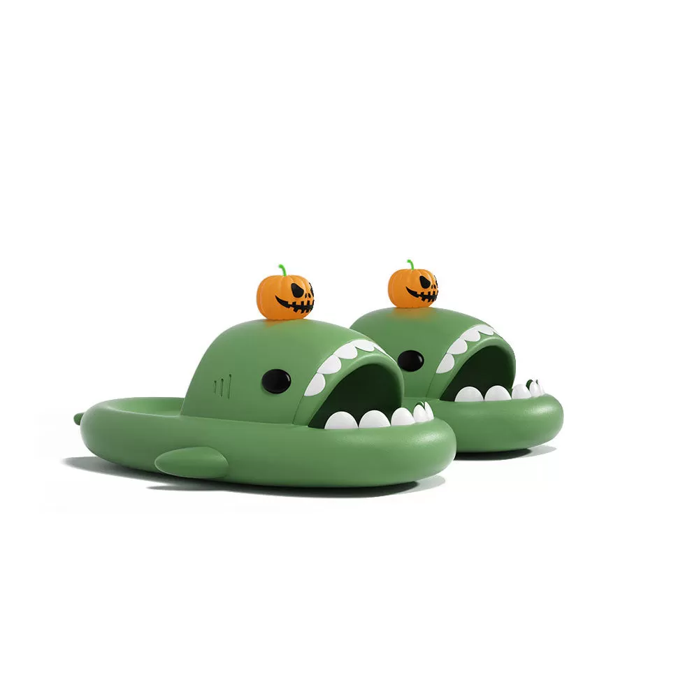 Sharkicks Basic - Pumpkin Shark Slides