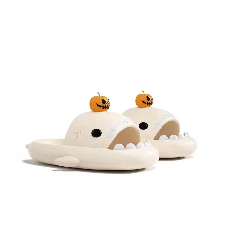 Sharkicks Basic - Pumpkin Shark Slides