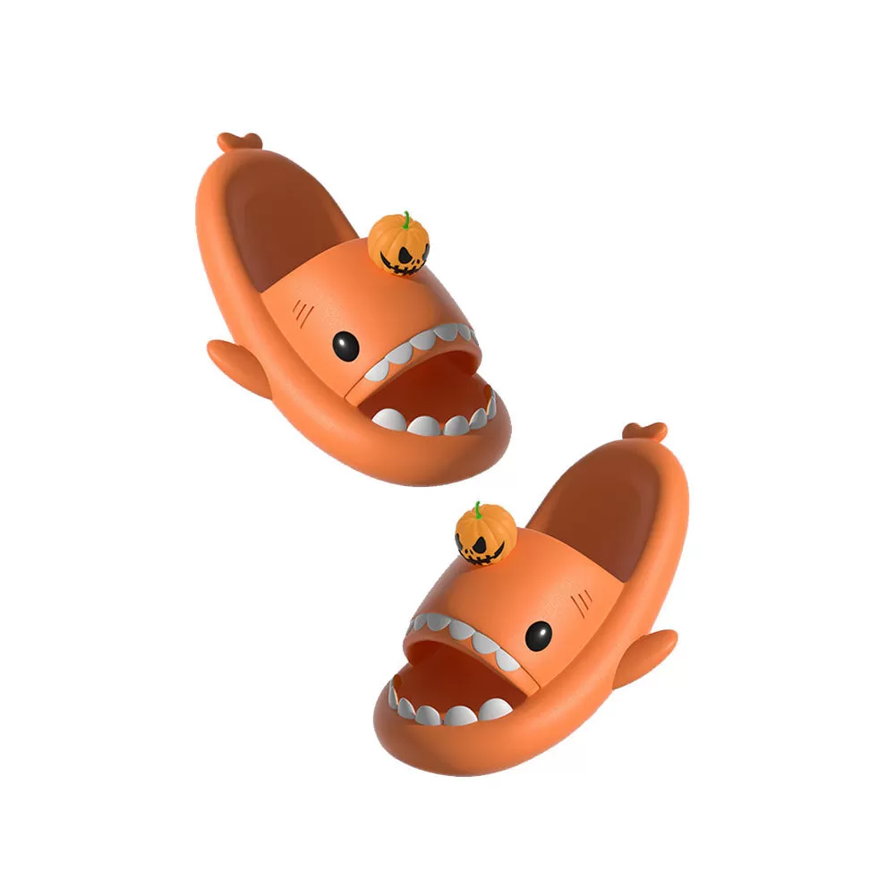 Sharkicks Basic - Pumpkin Shark Slides