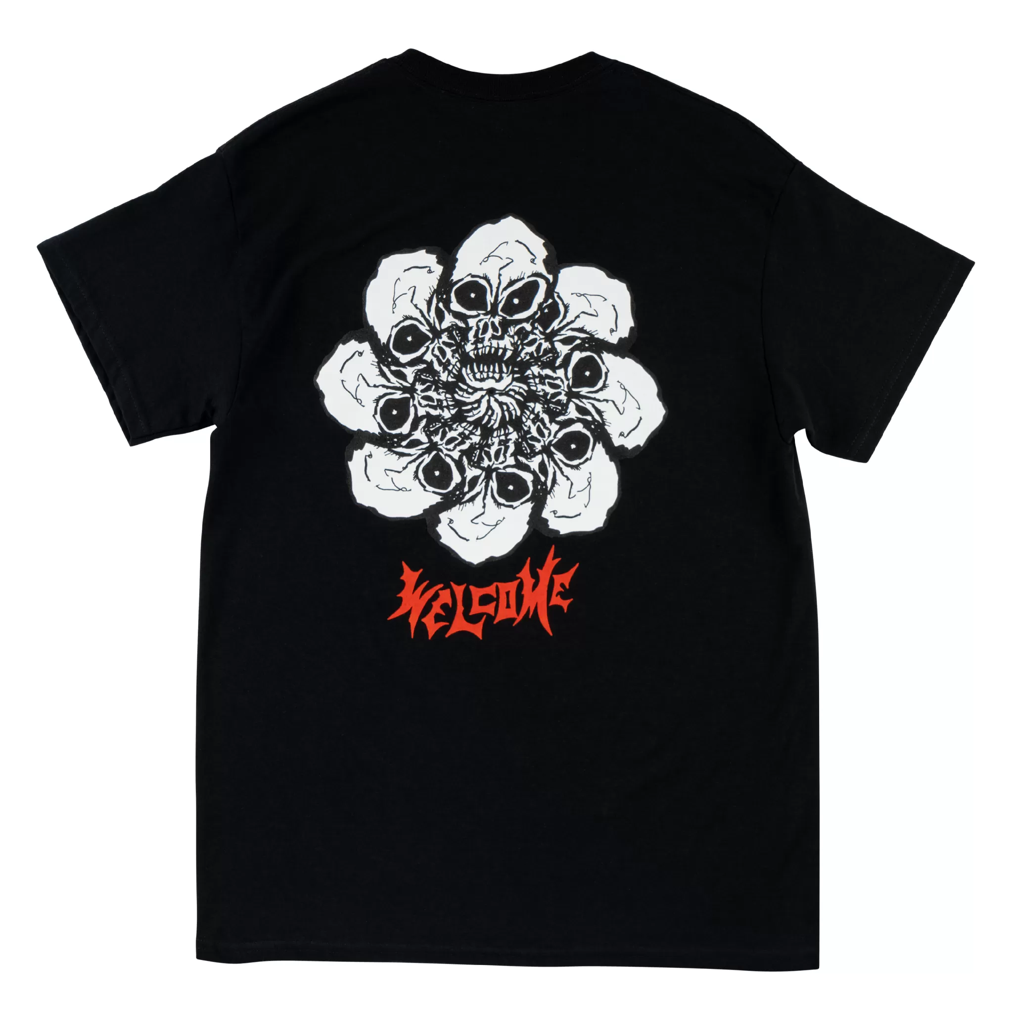 Skull Flower Tee - Black