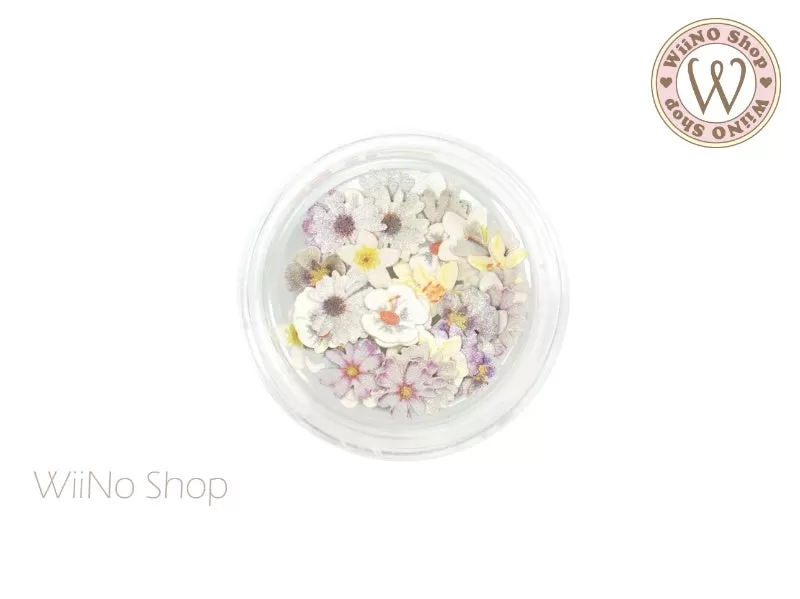 Spring Flower Nail Art Sequin Decoration (F08)