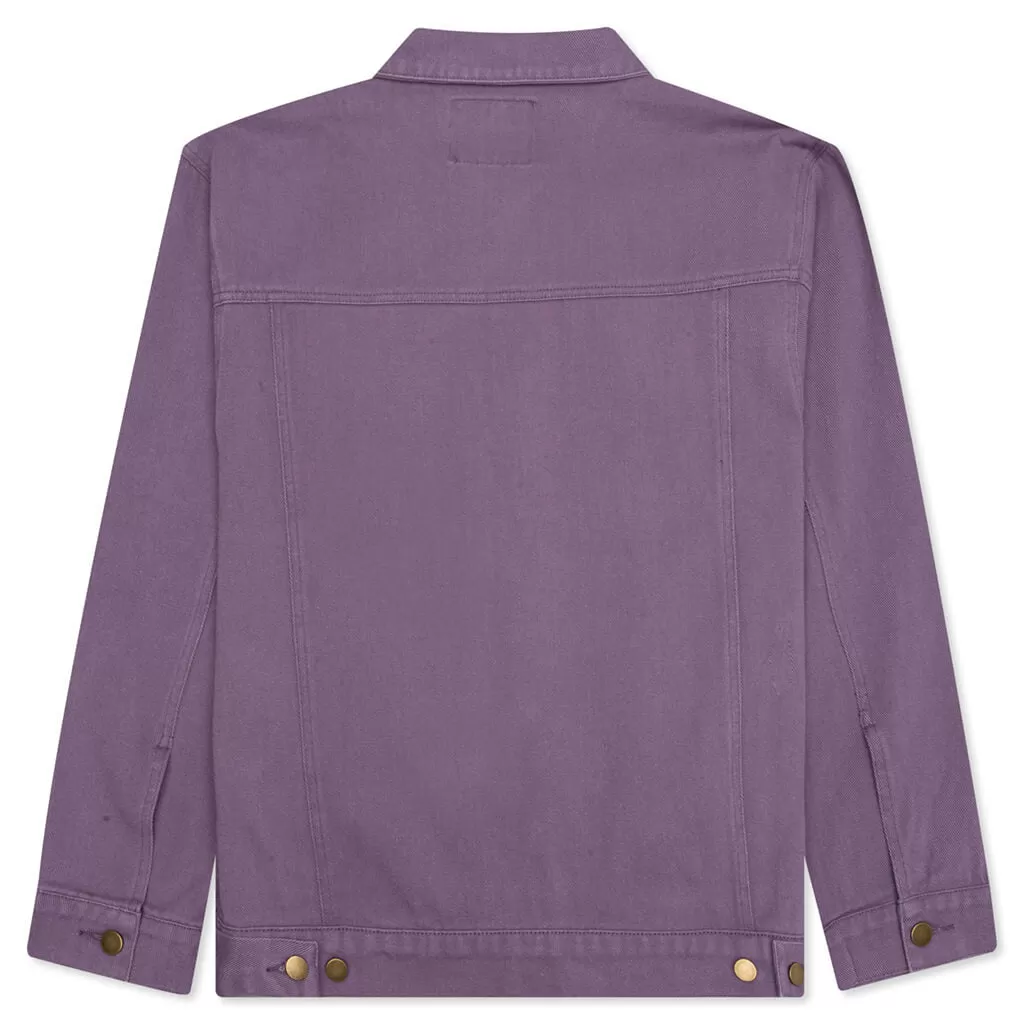 Swingset Denim Top - Purple