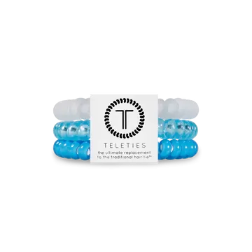 Teleties Hair Tie - Small Band Pack of 3 - Bora Bora