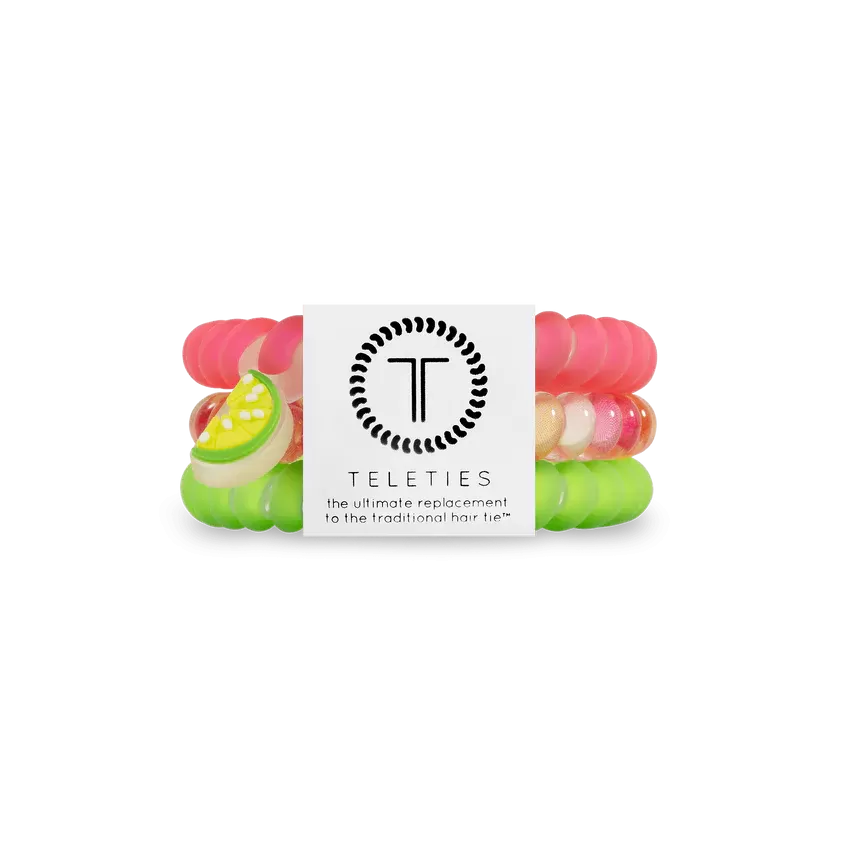 Teleties Hair Tie - Small Band Pack of 3 - Fiesta