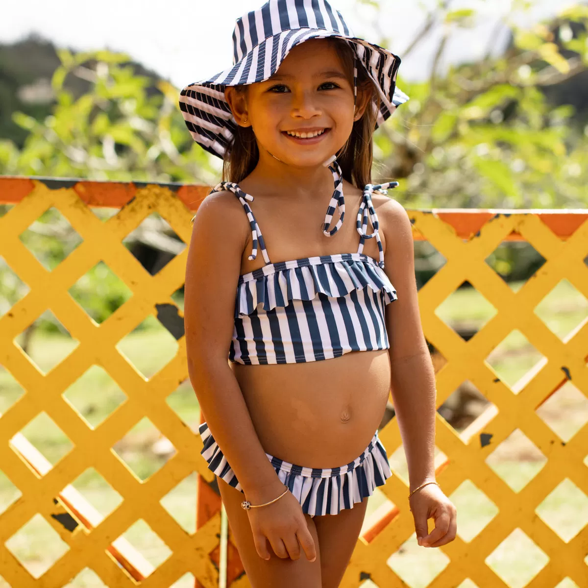 The Hamptons - Girls Ruffle Bikini UPF 50 