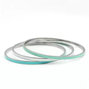 TK242 High polished (no plating) Stainless Steel Bangle