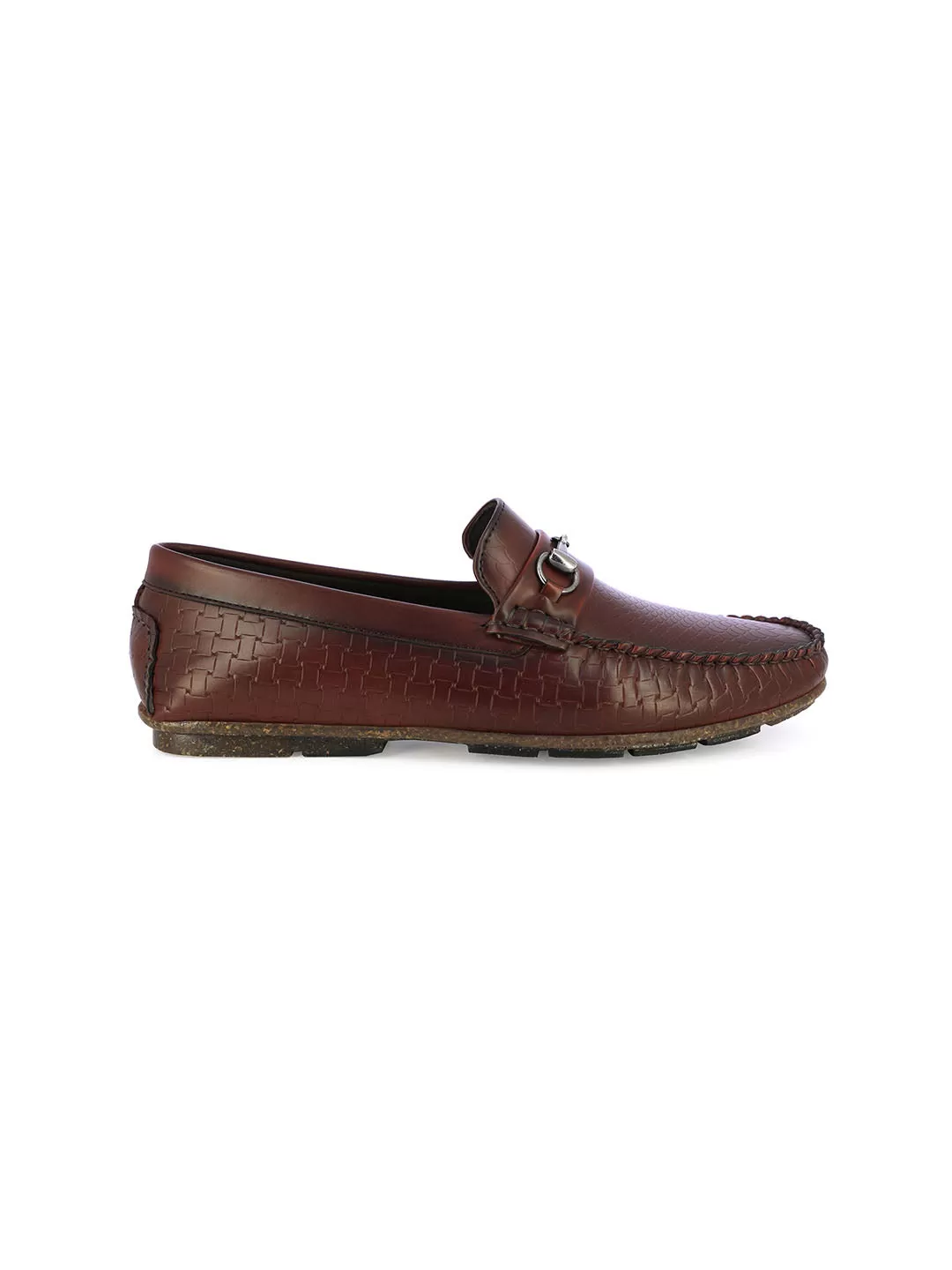 Travis Men's Bordo Formal Loafers