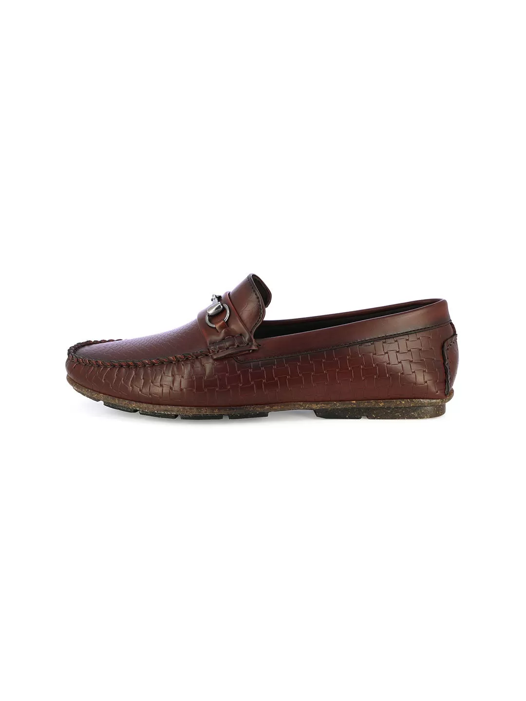 Travis Men's Bordo Formal Loafers