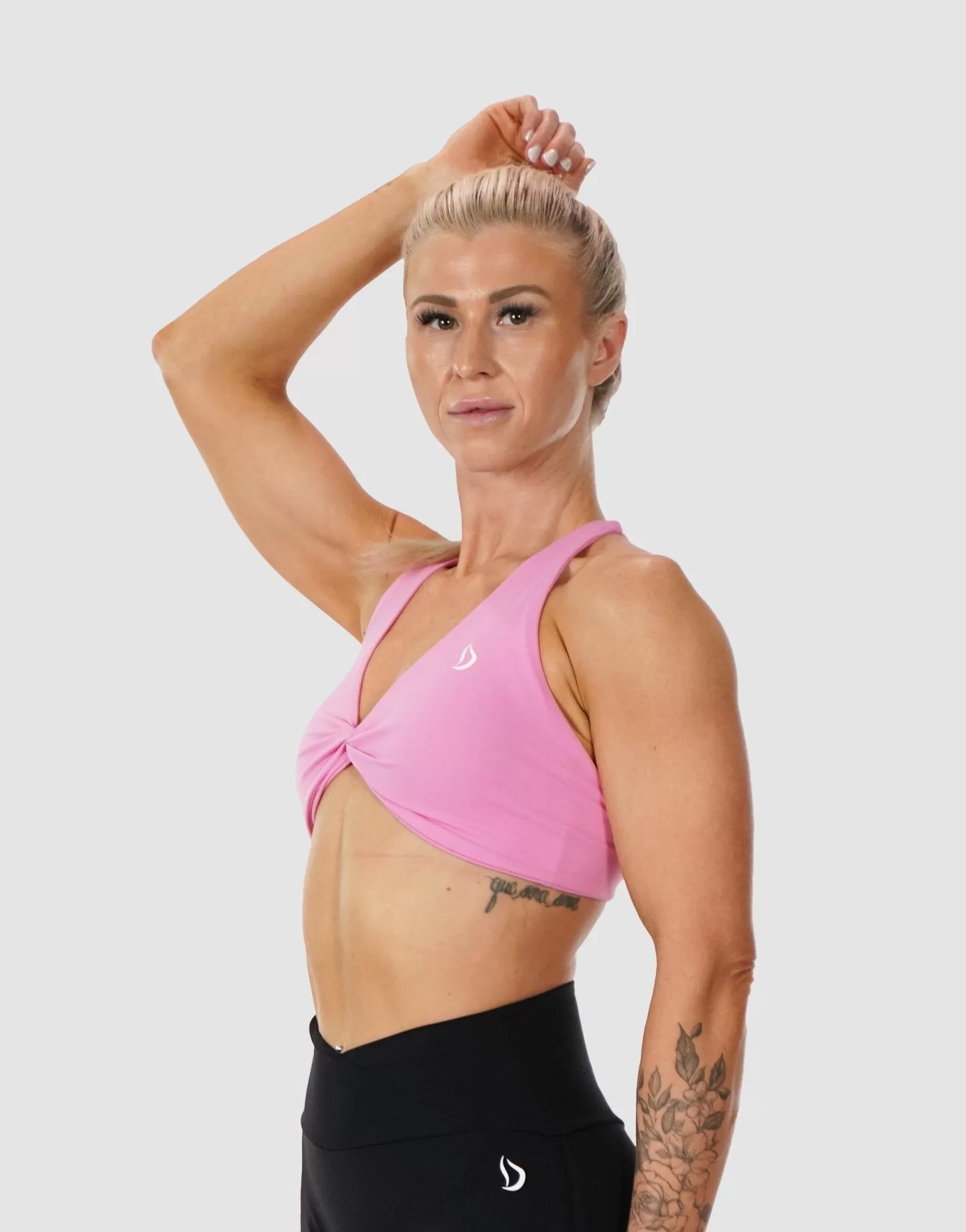 Twisted-Front Sports Bra