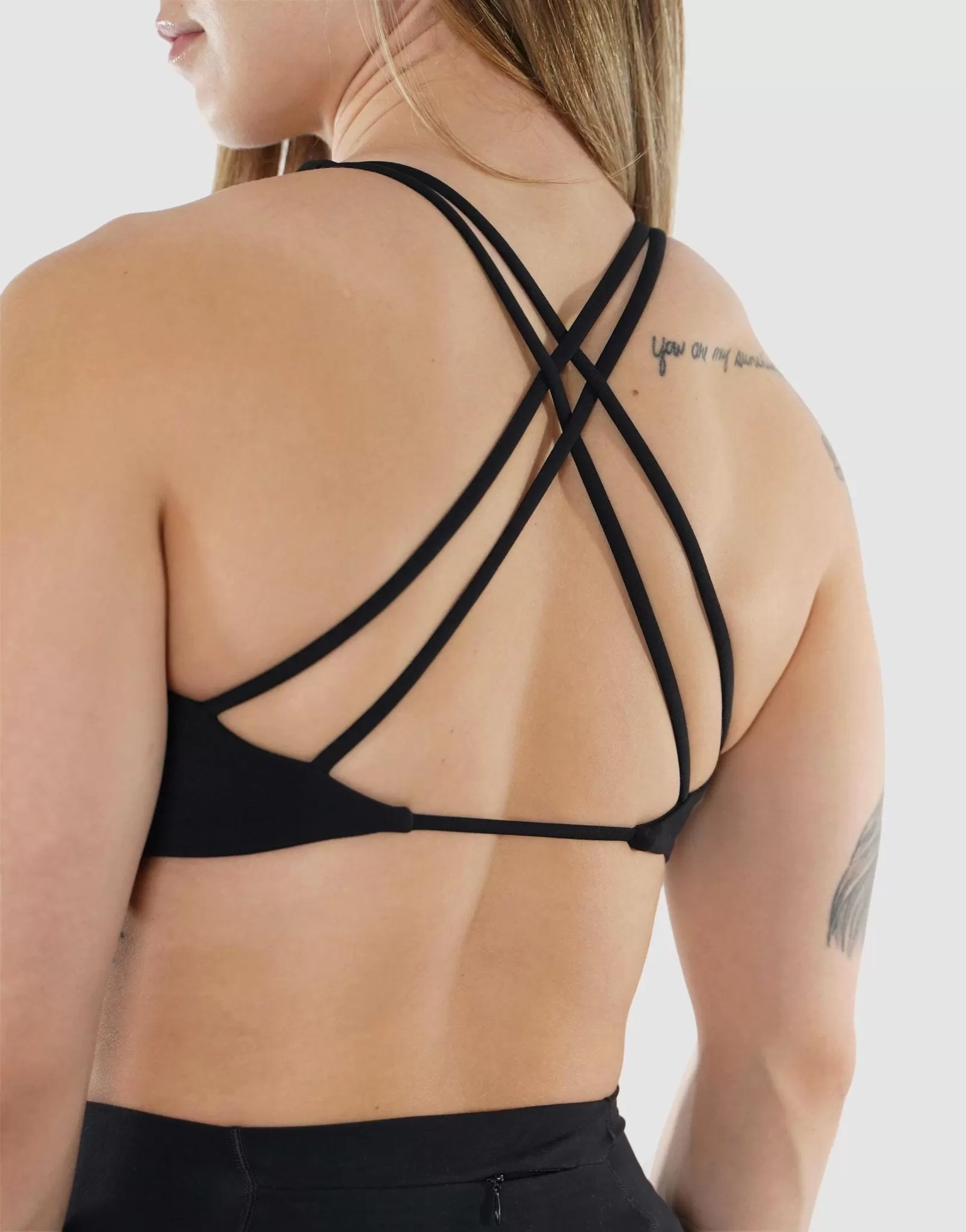 Twisted-Front Sports Bra