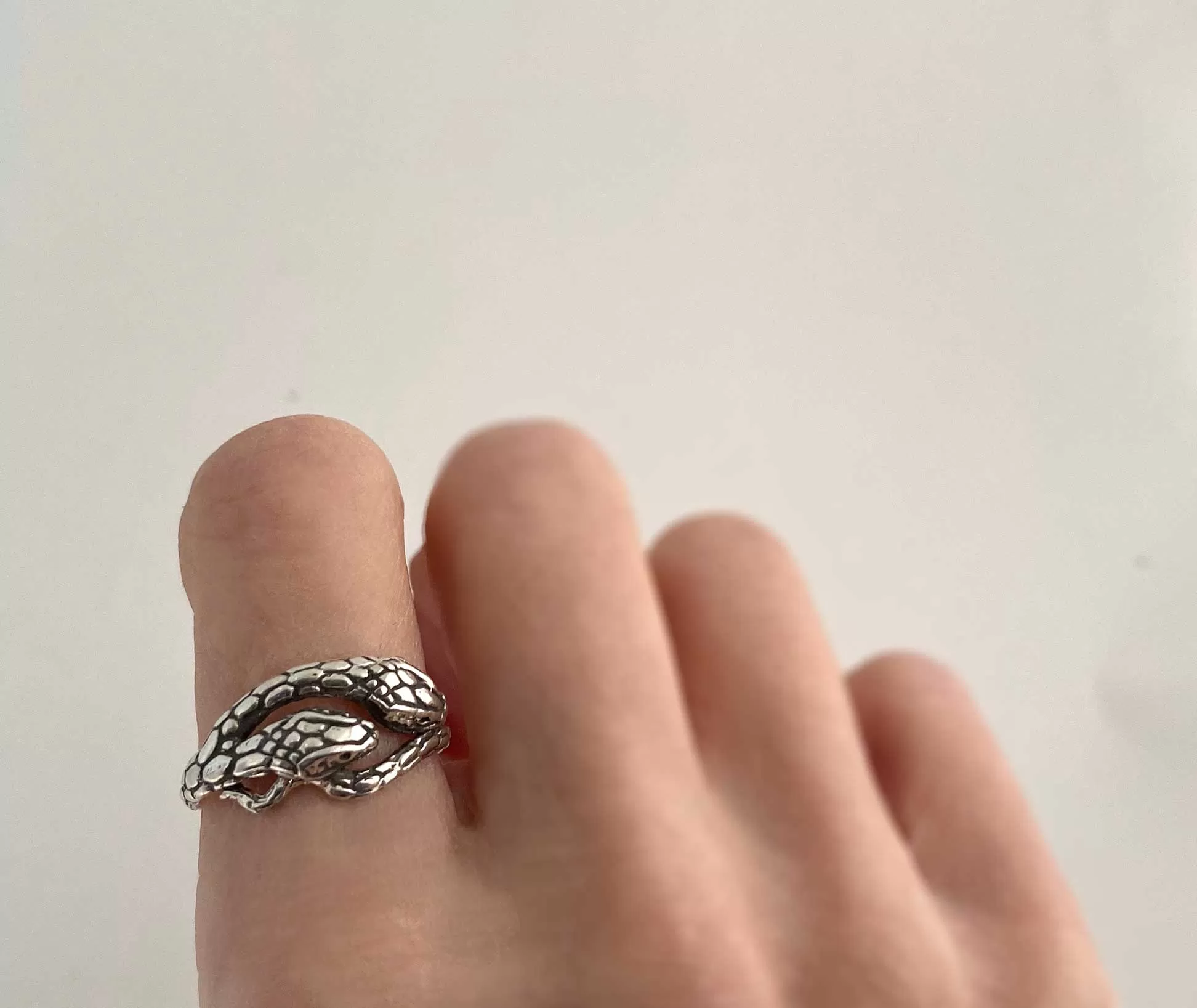 Two Headed Snake Ring