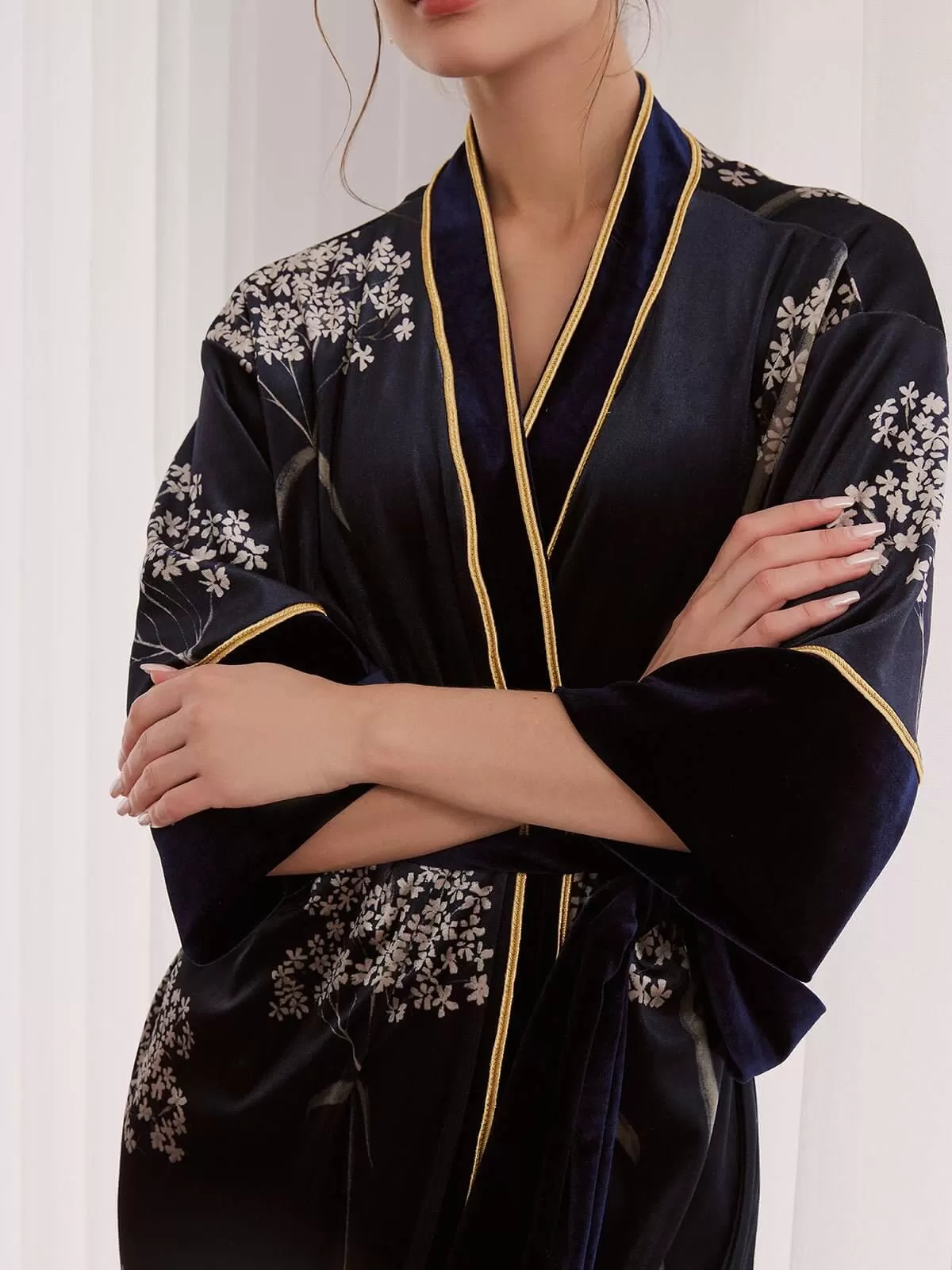 Velvet Vintage Kimono Robe