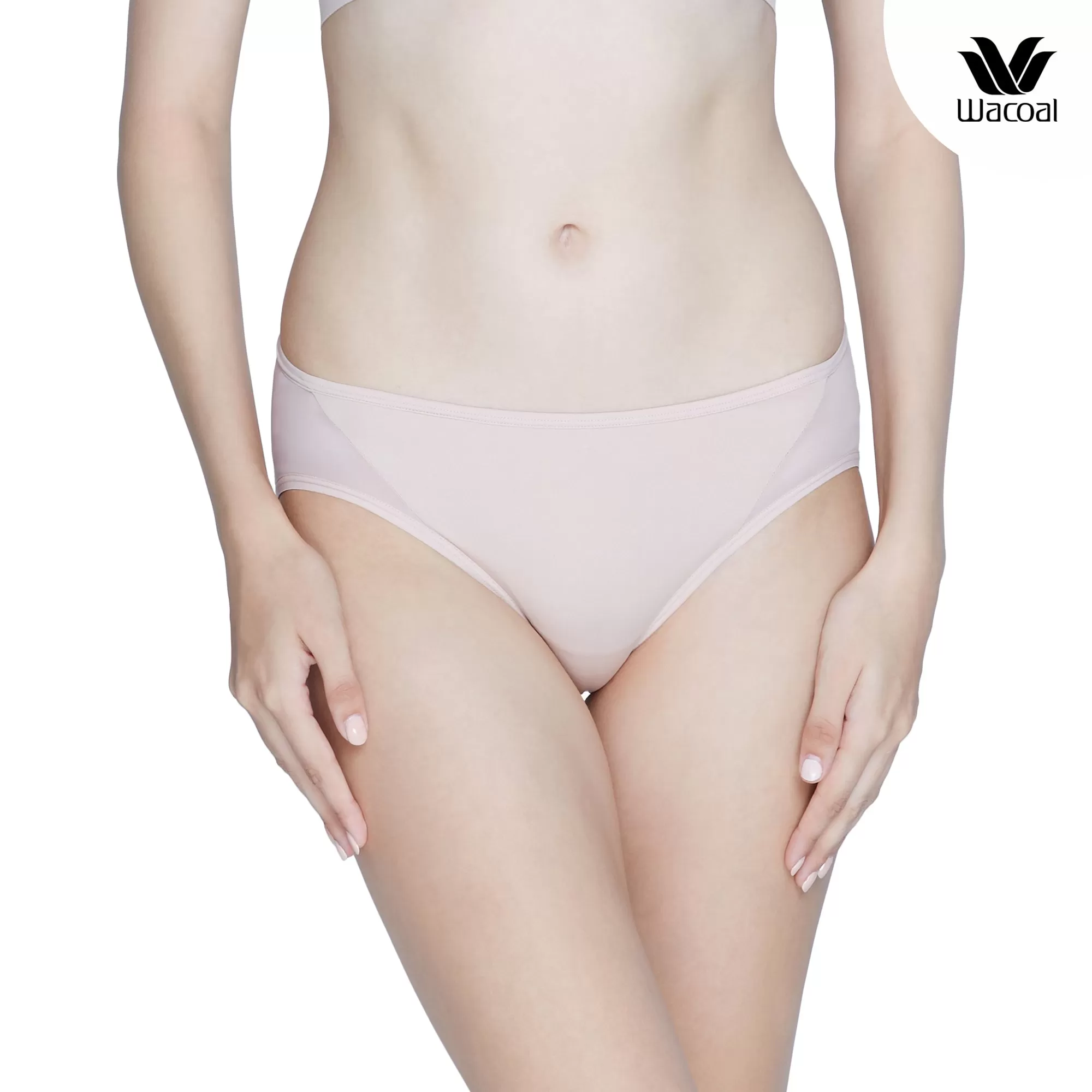 Wacoal Push Up Bra บรามีโครง เสริมฟองน้ำบาง 8 มม. (บราและกางเกงใน) รุ่น WB5P03 MU5P03 สีเบจ (BE)