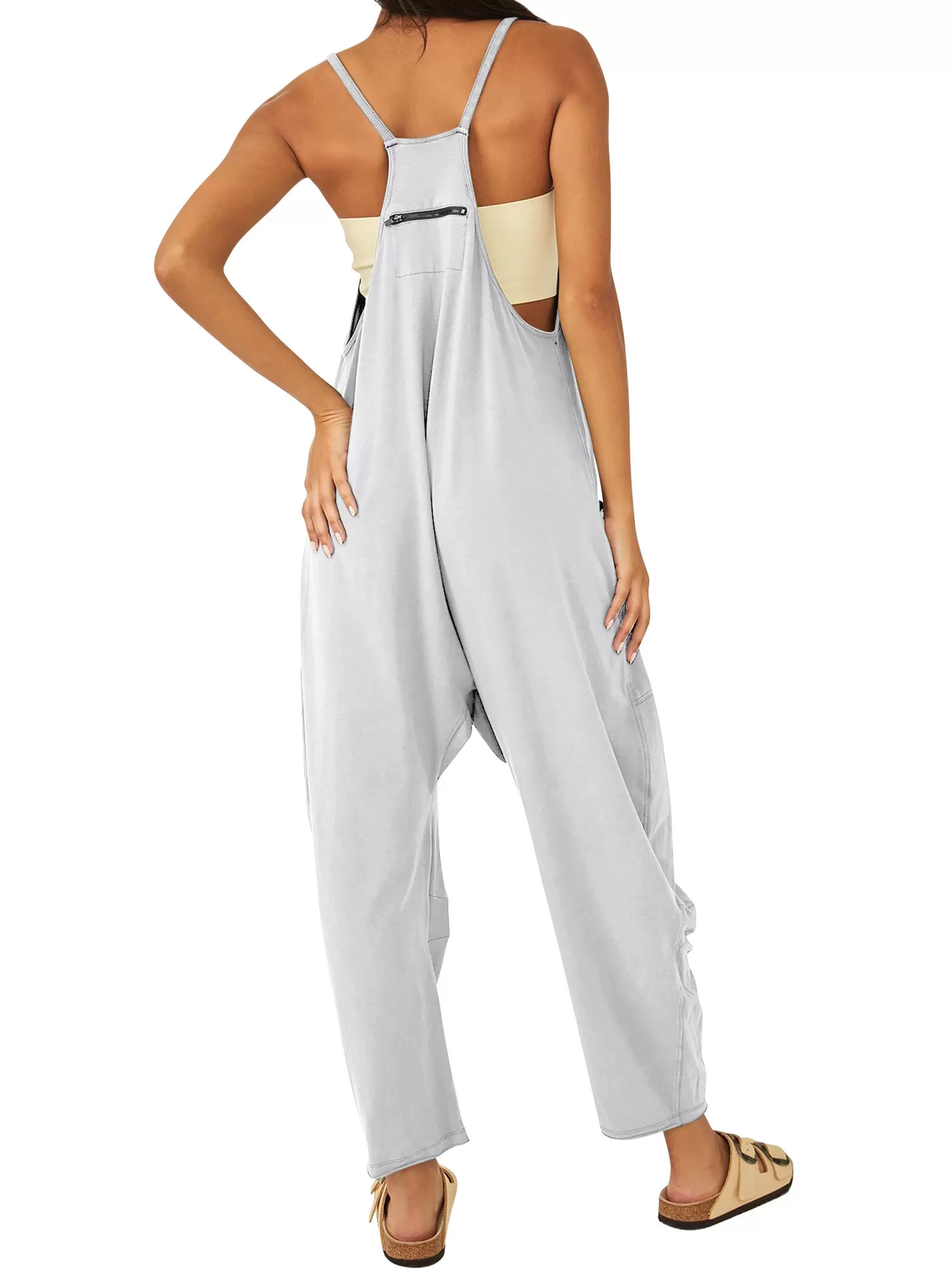 Womens Casual Wide Leg Jumpsuit (Buy 2 Free Shipping)