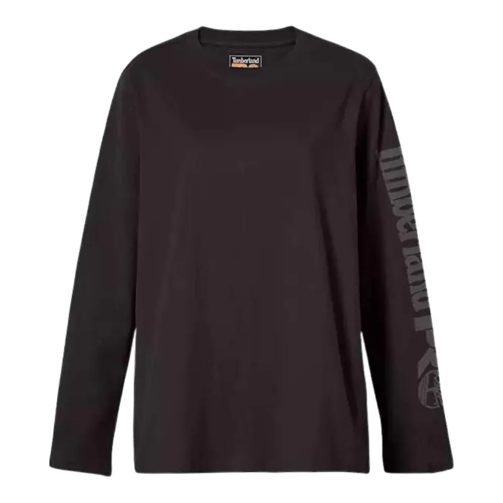 Women's Timberland PRO Cotton Core Long-Sleeve T-Shirt TB0A6D8J001 - Black